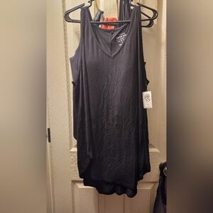 Torrid Super Soft Black V-Neck Tunic Tank Top Size 3